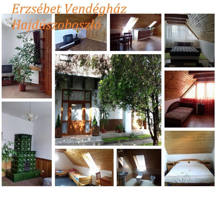Erzsébet Vendégház és Apartman Hajdúszoboszló Exterior foto